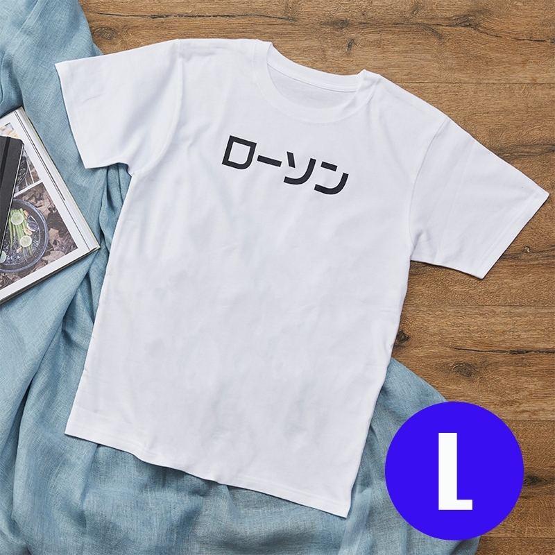 ローソンオリジにゃル ローソンオリジナルTシャツ（カタカナ）Lサイズ : Accessory