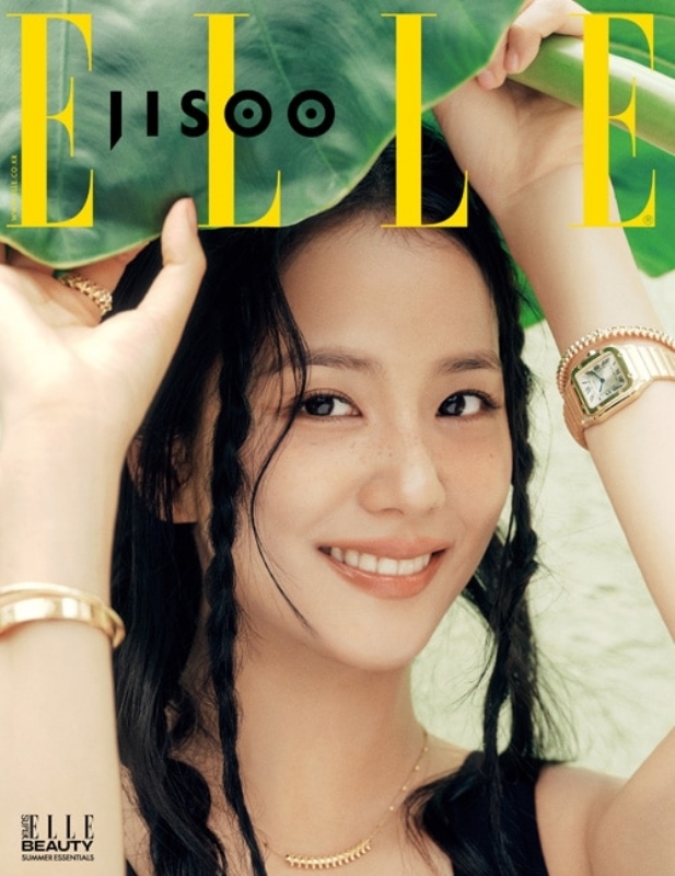 ELLE BLACKPINK ジス 雑誌 表紙 翻訳付き ELLE 2025年 7月号（Korea）【表紙：ジス（BLACKPINK）C