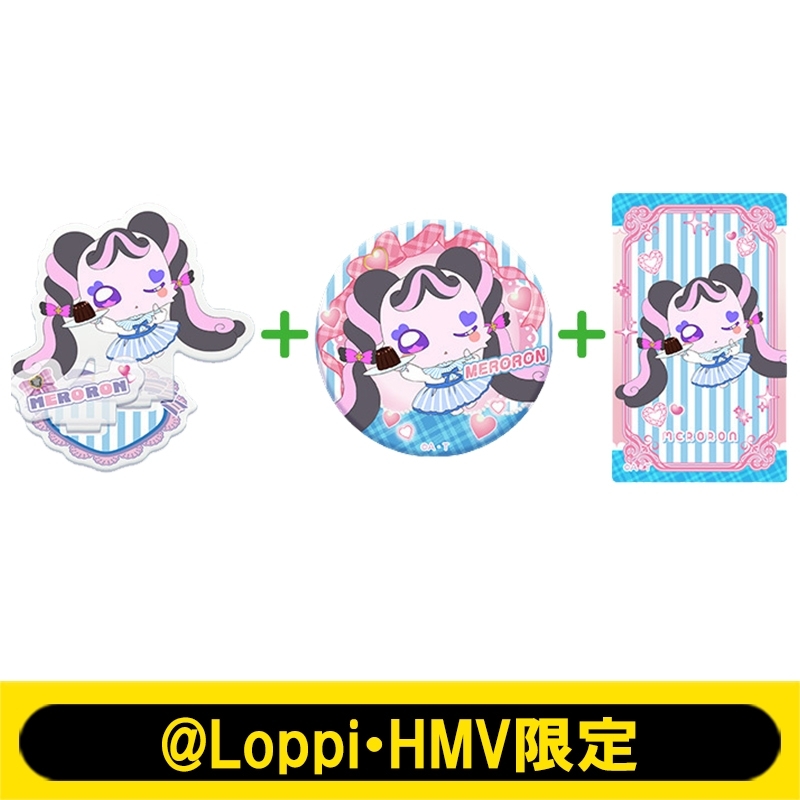 シンボリルドルフ ミニキャラアクリルスタンド アクリルスタンド ハート缶バッジ アクリルスタンド+缶バッジ+クリアカード(メロロン)/ キミと
