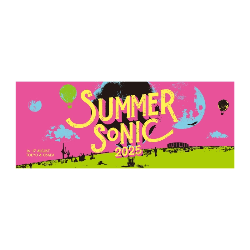 フェイスタオル -Balloon-［ピンク］ : SUMMER SONIC