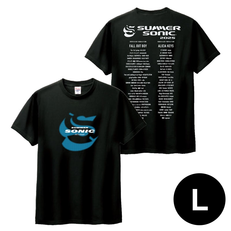 B'z SUMMER SONICコラボTシャツ 黒Mサイズ サマソニ ビーズ SロゴTシャツ［ブラック］L : SUMMER SONIC | HMV&BOOKS online