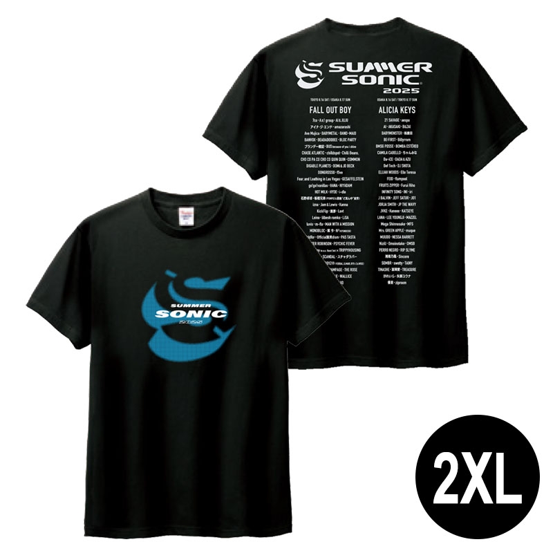 SロゴTシャツ［ブラック］2XL : SUMMER SONIC | HMV&BOOKS