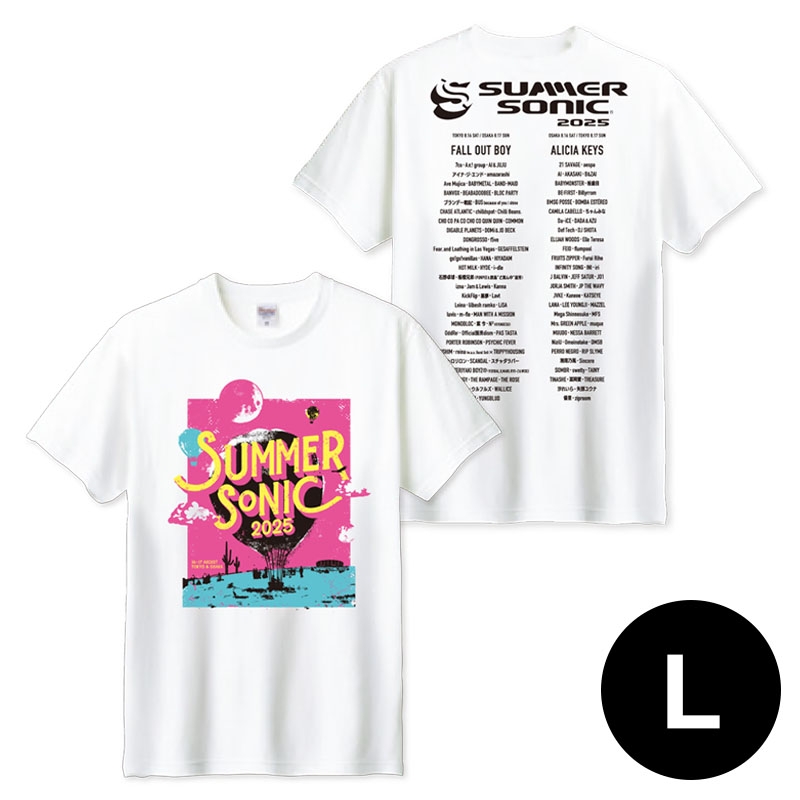 BALLOON Tシャツ［ホワイト］L : SUMMER SONIC | HMV&BOOKS