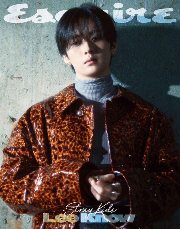 ♡リノ♡ Esquire 2025年 8月号(Korea)【表紙：リノ（Stray Kids）A