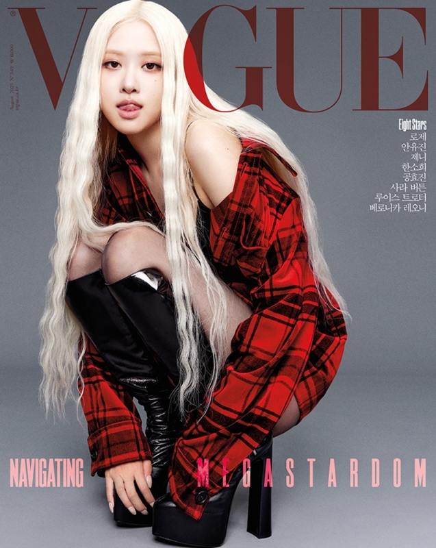 BLACKPINK Rose ロゼ ーRー 直筆サイン色紙 Vogue ロゼ表紙 BLACKPINK Rose ロゼ ーRー 直筆サイン色紙 Vogue ロゼ表紙