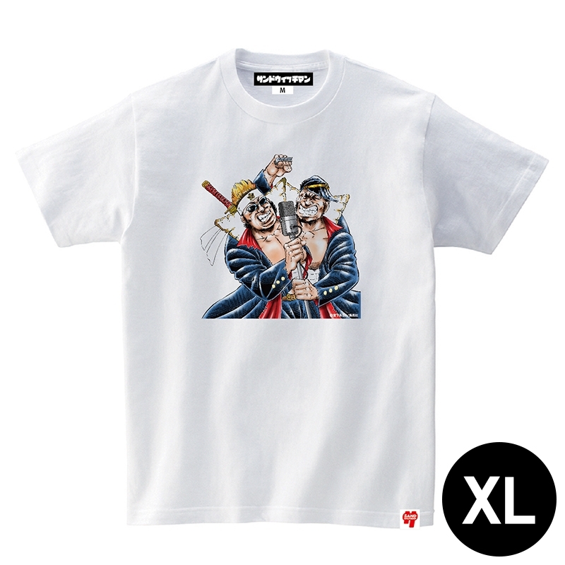 2025ツアーTシャツ（ホワイト）XL : サンドウィッチマン