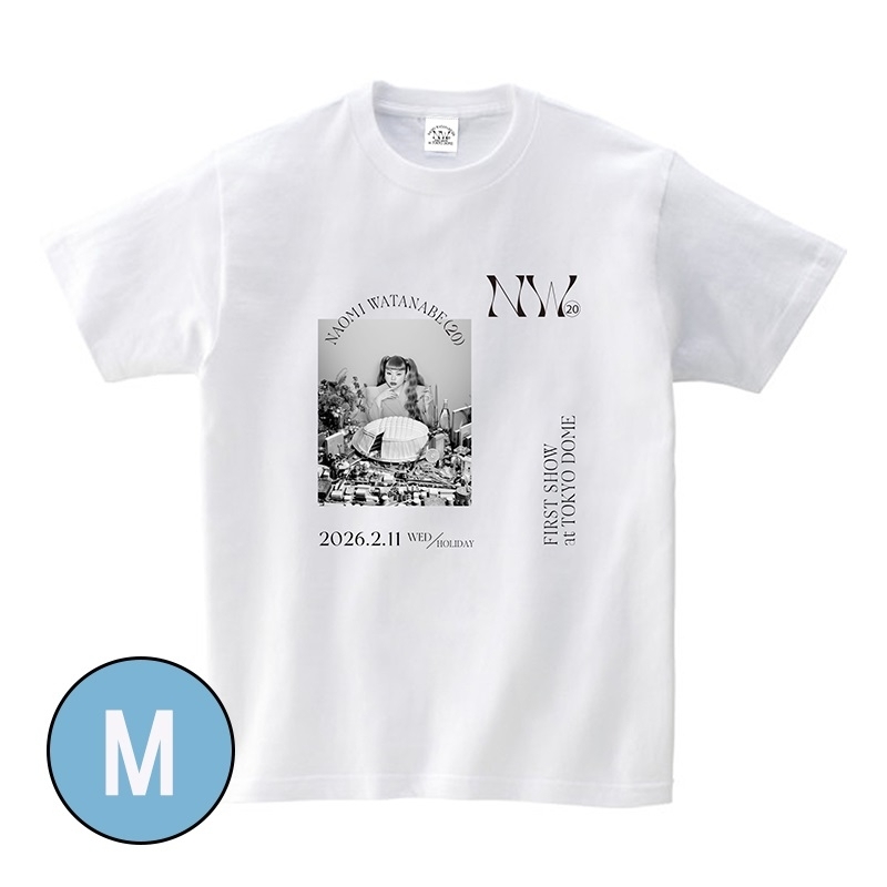 うにょ達サポート』Tシャツ (ホワイト) Mサイズ : 渡辺直美
