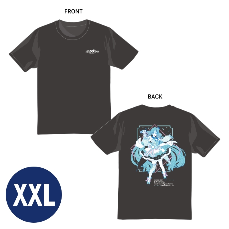 オフィシャルTシャツ（XXL）/ 初音ミク LAWSON 50th Anniversary