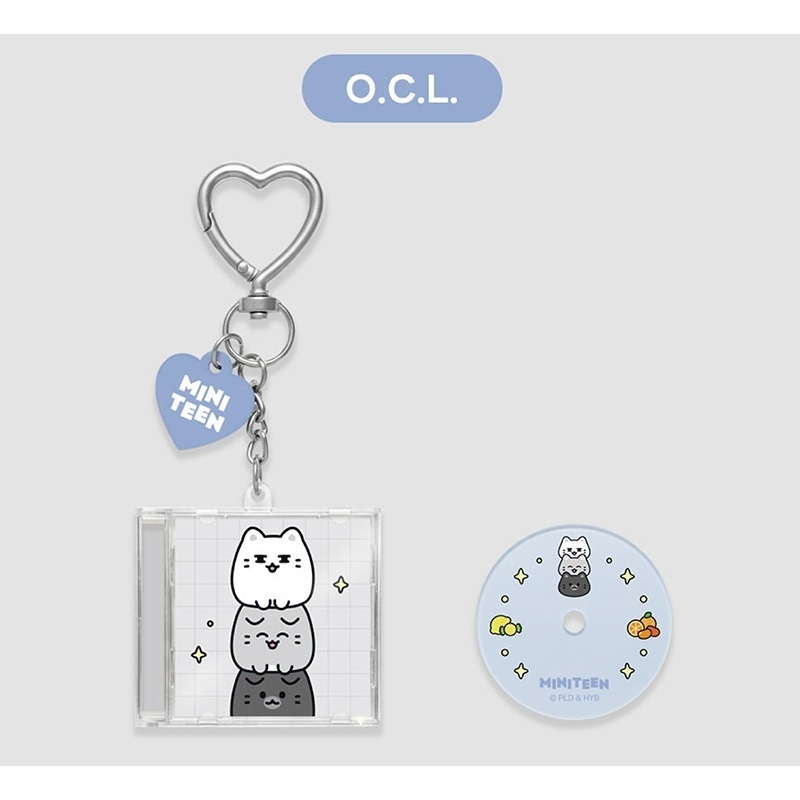 MINITEEN MINI CD KEYRING (OPEN CLOSE LOCK / JUN) : MINITEEN