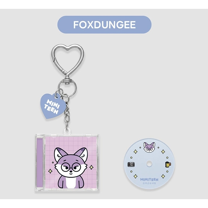 MINITEEN MINI CD KEYRING (FOXDUNGEE / WONWOO) : MINITEEN