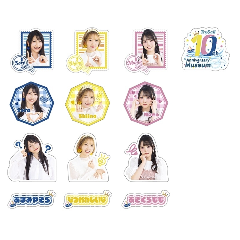 Trysail 特典 ブロマイド 17枚 & ステッカー 2枚 セット 8/7発売 TrySail 『マイクロレボリューション』早期予約特典&店舗購入