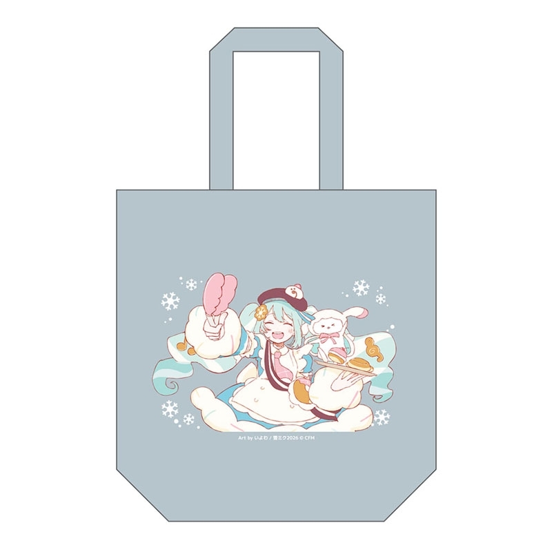 トートバック 「SHIAWASE FOR YOU!」ver./ SNOW MIKU 2026 : 初音ミク