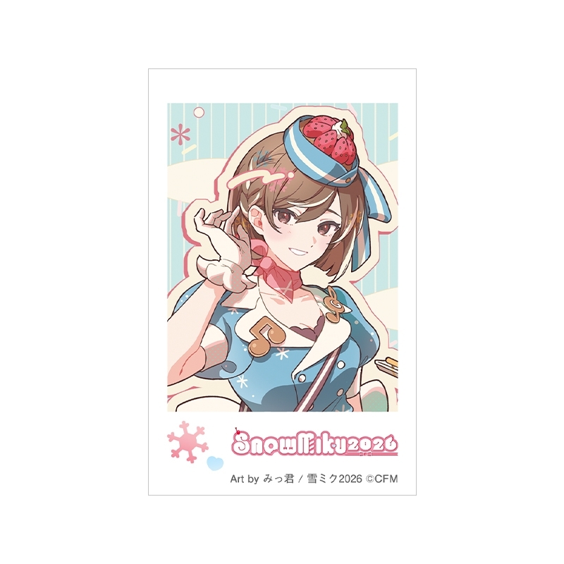 チェキプリント MEIKO Art by みっ君 / SNOW MIKU 2026 : 初音ミク