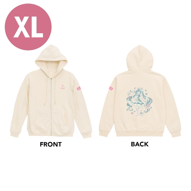 TNOC THE HOODIE ZIPUP SAND KHAKI（XL）/ SNOW MIKU 2026 : 初音ミク