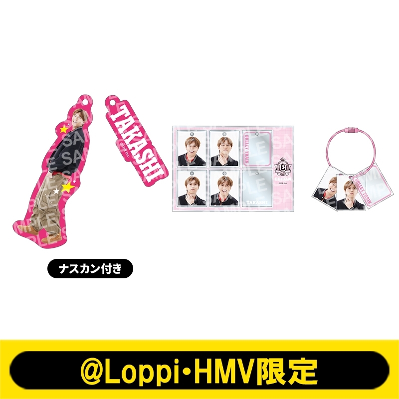 推しメンセット［2連チャームキーホルダー＋カスタム証明写真風