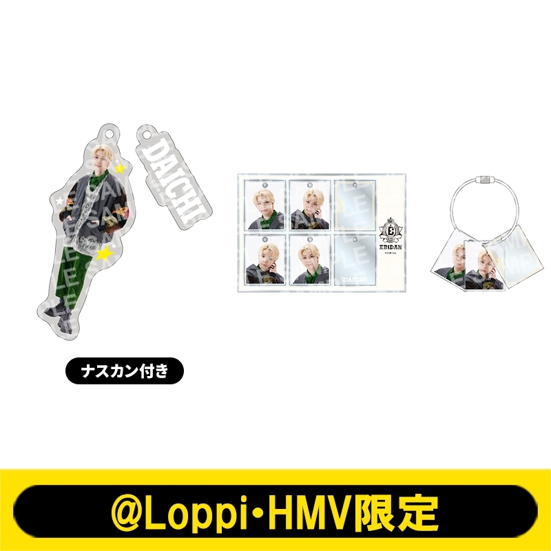 推しメンセット［2連チャームキーホルダー＋カスタム証明写真風