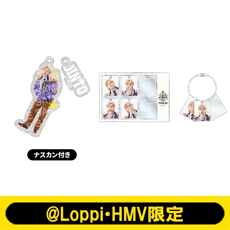 推しメンセット［2連チャームキーホルダー＋カスタム証明写真風