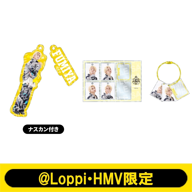 推しメンセット［2連チャームキーホルダー＋カスタム証明写真風