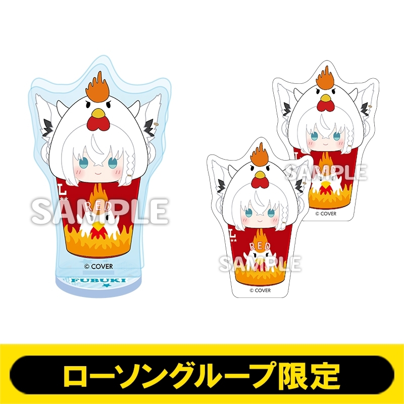 新品未開封】なりきり！からあげクン　6種　コンプリート　ホロライブ なりきり！からあげクンセット（白上フブキ）【ローソングループ限定