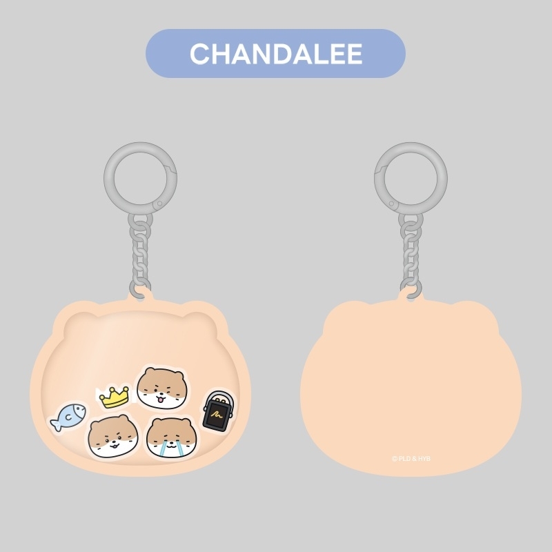MINITEEN ACRYLIC SHAKER KEYRING (CHANDALEE / DINO) : MINITEEN