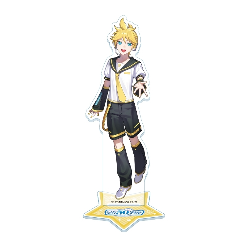 ビッグアクリルスタンド 鏡音レン ver./ 初音ミク LAWSON 50th