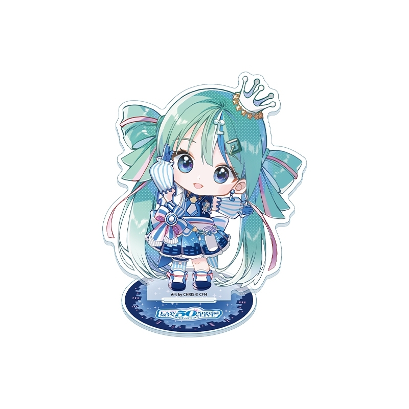 初音ミク × LAWSON 50th Anniversary アクリルスタンド ローソン 初音ミク 50周年記念 ライブ ビッグアクリルスタンド KV ver