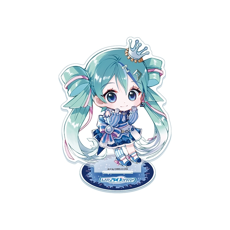初音ミク LAWSON 50th ビッグアクリルスタンド ビッグアクリルスタンド 初音ミクミニキャラ（にっこり）/ 初音ミク