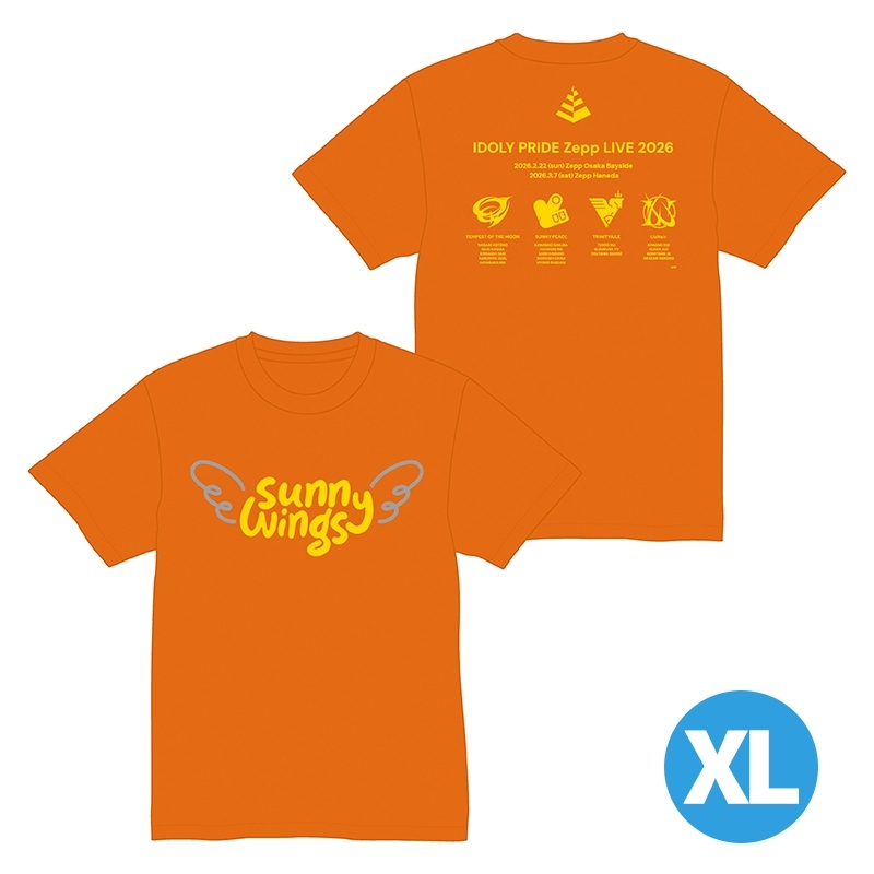 sunny wings ライブTシャツ（XL）/ IDOLY PRIDE Zepp LIVE : IDOLY