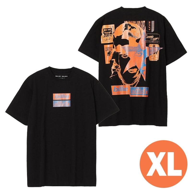 Hit Me Hard And Soft 3D Film S/S Tee Black XL : BILLIE EILISH 