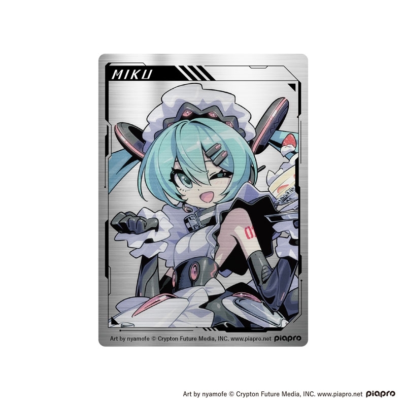 初音ミク SONY直営店限定メタルカード 2枚セット 初音ミク SONY直営店限定メタルカード 2枚セット