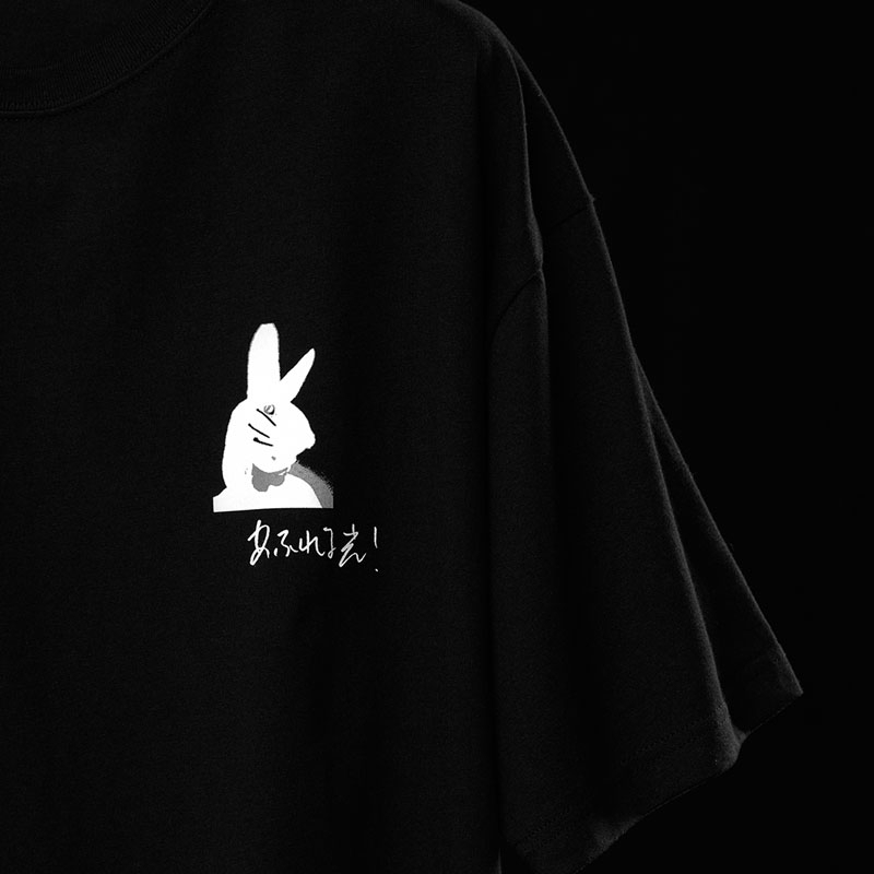 渋谷Tシャツ（黒地に白インク×グレーインク）Sサイズ : 小沢健二