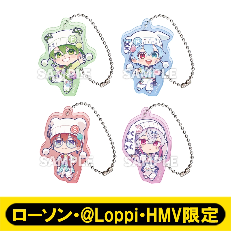 アクリルキーホルダーコンプリートセット（デフォルメ）【ローソン