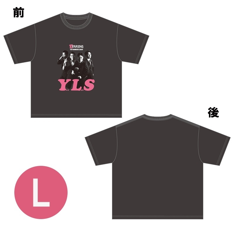 Tシャツ ウォッシュド（黒）Lサイズ / ヤーレンズ単独ライブ2026