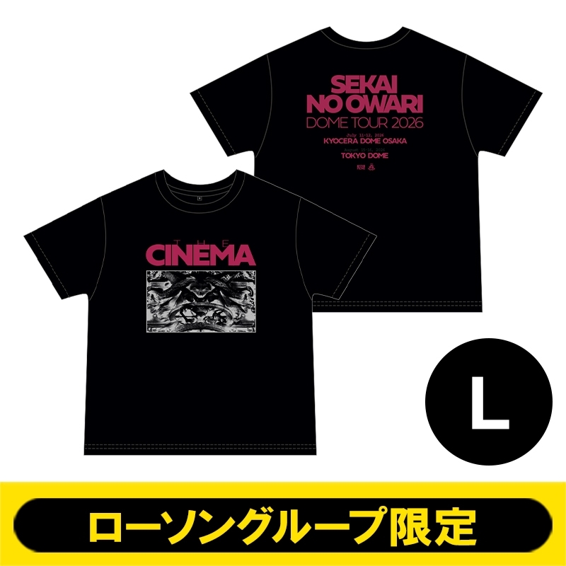 Man CD DVDセット➕Tシャツ 8月お渡し》THE CINEMA Tシャツ（L）【ローソングループ限定カラー