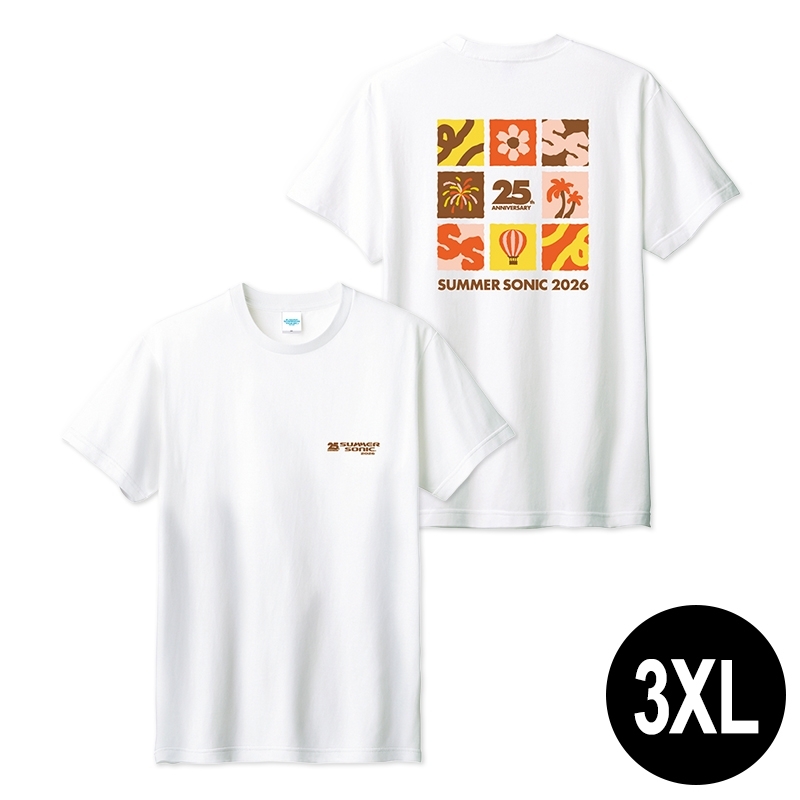 フラワーT［ホワイト］3XL : SUMMER SONIC | HMV&BOOKS online - SS260033