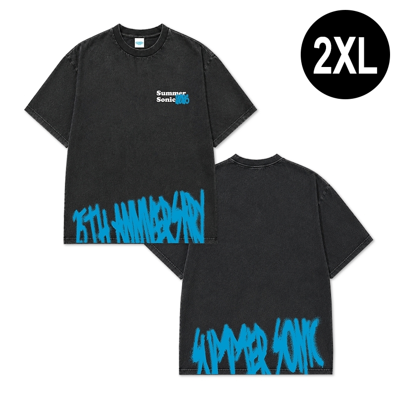ビッグシルエットT［ビンテージブラック］2XL : SUMMER SONIC