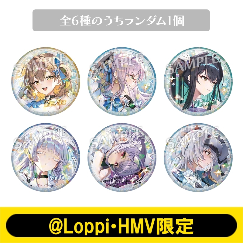 ホログラム缶バッジ（全6種のうちランダム1個）【@Loppi・HMV限定