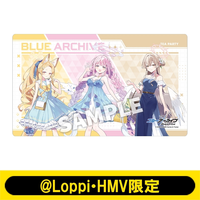デスクマット（ティーパーティー）【@Loppi・HMV限定】 : ブルー