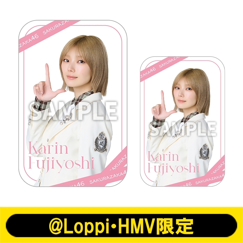 スライド缶＆ステッカー（藤吉夏鈴）【@Loppi・HMV限定】 : 櫻坂46