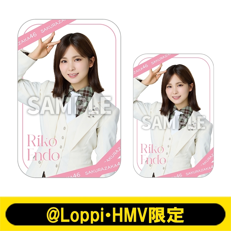スライド缶＆ステッカー（遠藤理子）【@Loppi・HMV限定】 : 櫻坂46