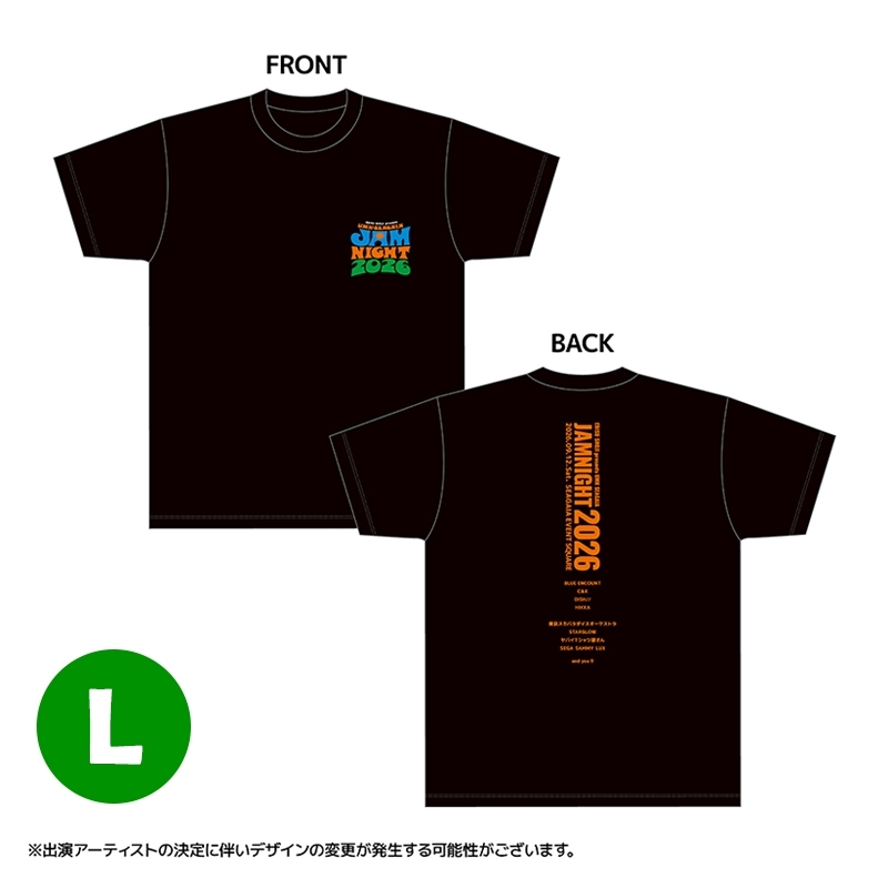 ハロウィン ジャパンツアー2026 東京限定Tシャツ ブラック　Lサイズ Tシャツ（黒）Lサイズ / JAMNIGHT 2026 : JAM NIGHT 2026 | HMV&BOOKS