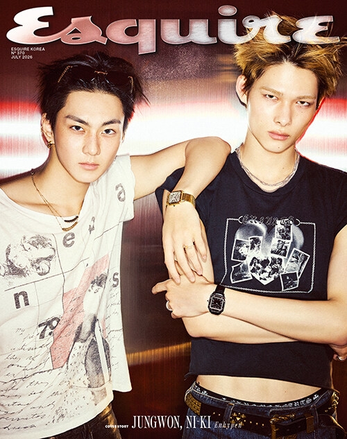 Esquire 2026年 7月号(KOREA)【表紙：ジョンウォン＆ニキ（ENHYPEN）E