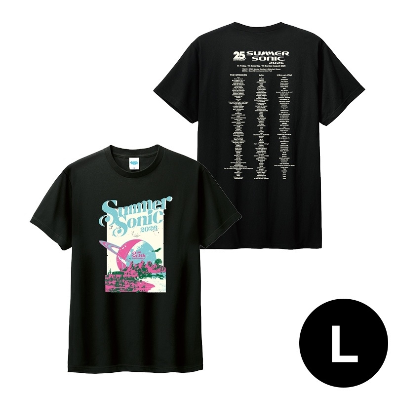 プラネットT［ブラック］L【当日通販】 : SUMMER SONIC | HMV&BOOKS
