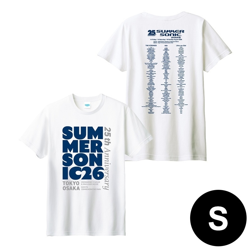 ヴィンテージデザインT［ホワイト］S【当日通販】 : SUMMER SONIC