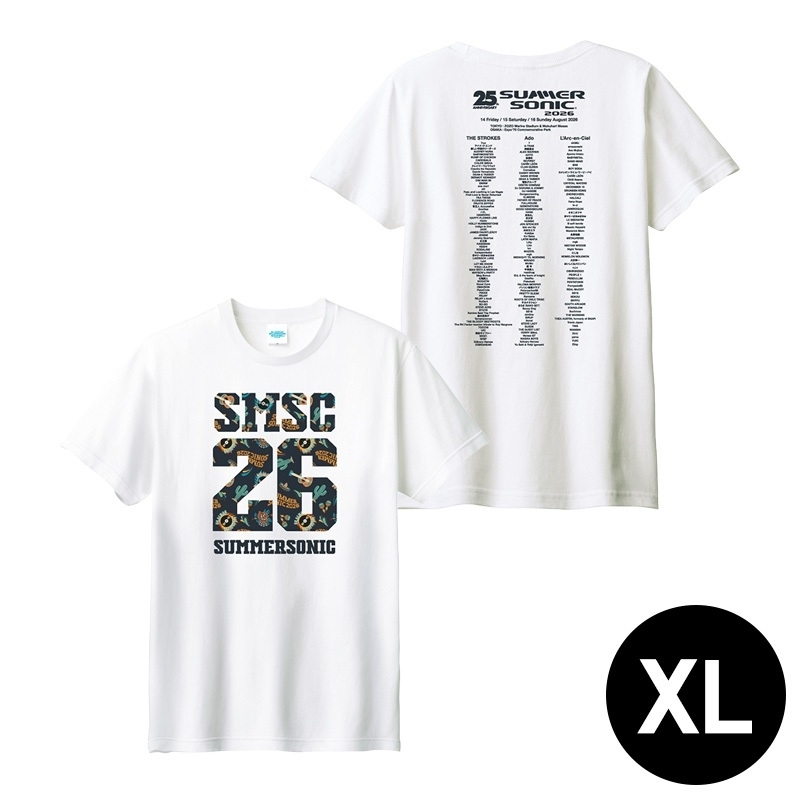 SMSC26 T［ホワイト］XL【当日通販】 : SUMMER SONIC | HMV&BOOKS