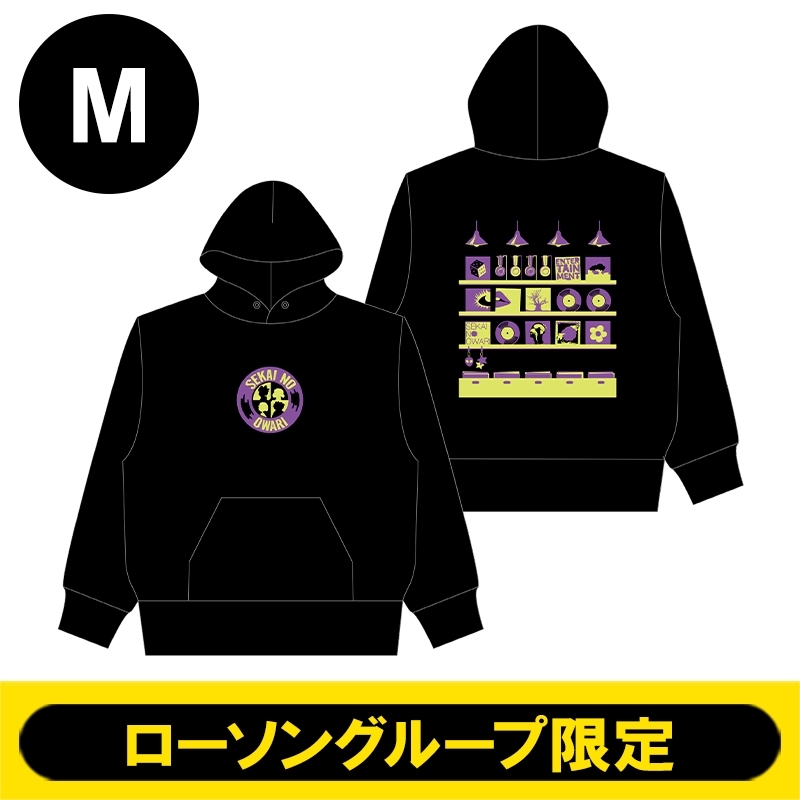 パーカー ブラック（M）【ローソングループ限定】 : SEKAI NO OWARI
