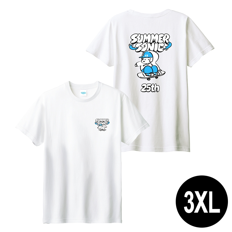 SUMMER SONIC 2026 Tシャツ　スケータージョン SUMMER SONIC × Skater JOHN Tシャツ (スケータージョン)［ホワイト