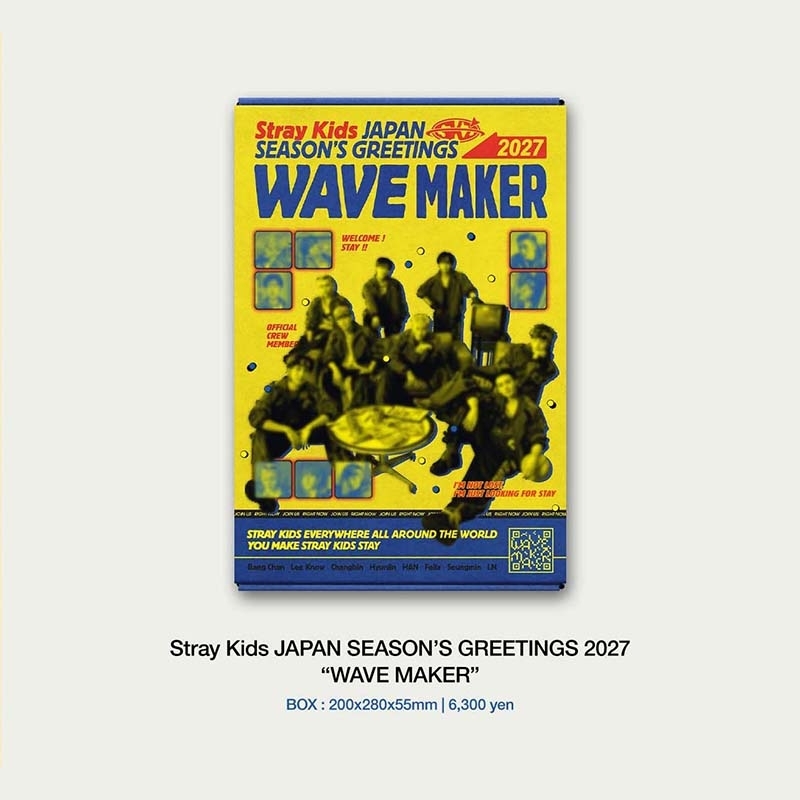 Stray Kids JAPAN SEASON'S GREETINGS 2027 “WAVE MAKER” : Stray Kids
