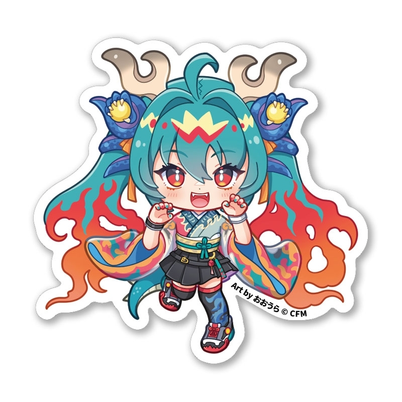 おおうら ダイカットステッカーB / ART OF MIKU : 初音ミク