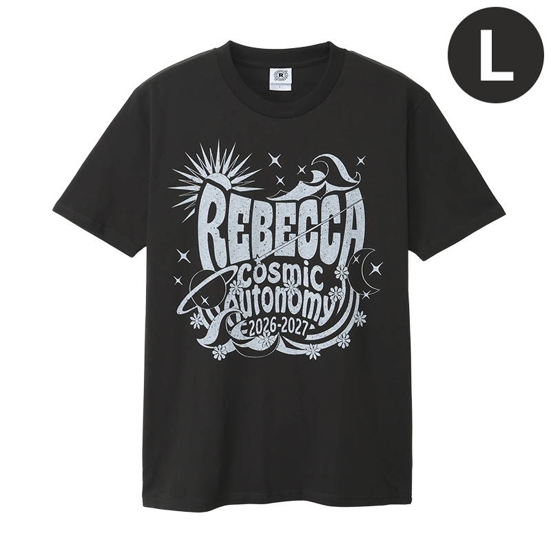 ビンテージロゴTシャツ 【Lサイズ】 SMOKY BLACK : REBECCA（レベッカ